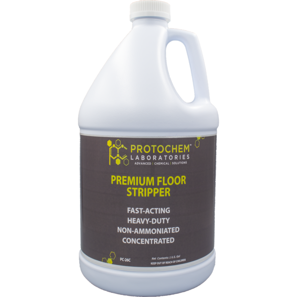 Protochem Laboratories Premium Non-Ammoniated Floor Stripper Concentrate, 1 gal., EA1 PC-26C-1